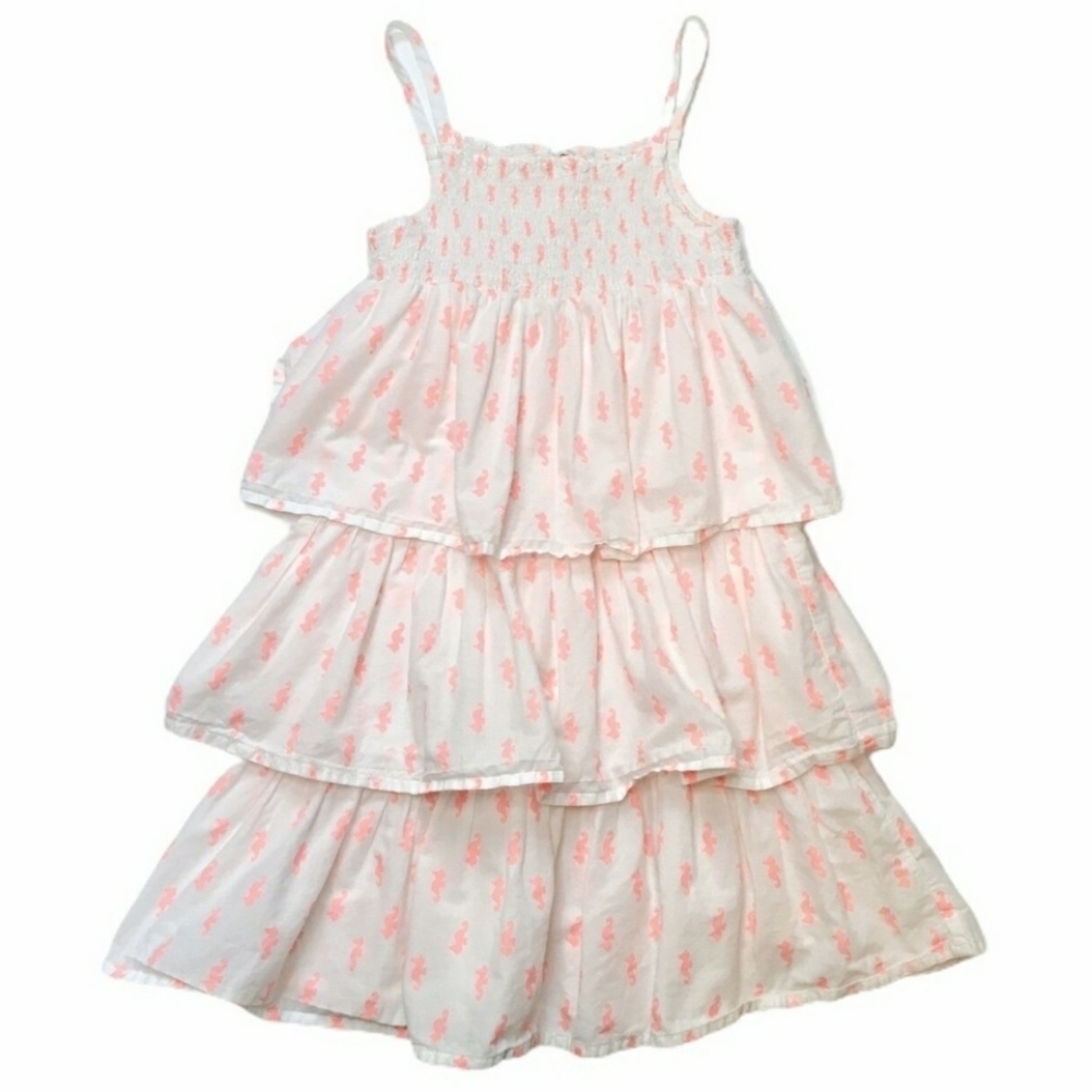 💥HOST PICK💥 Carter's Seahorse Dress White 3T EUC - Picture 2 of 8